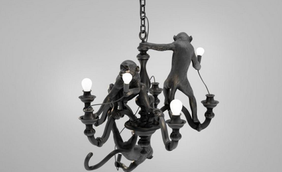 Люстра модель Monkey Chandelier Suspension Lamp от фабрики Seletti