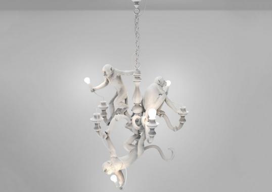 Люстра модель Monkey Chandelier Suspension Lamp от фабрики Seletti