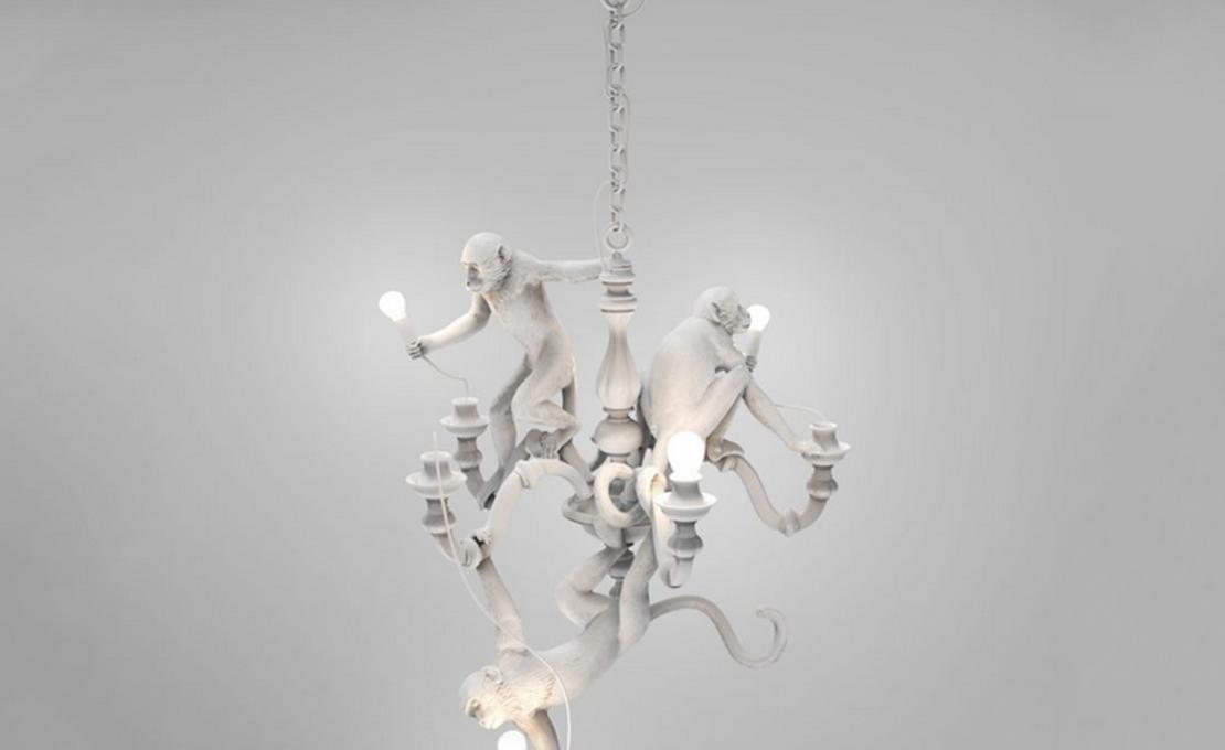 Люстра модель Monkey Chandelier Suspension Lamp от фабрики Seletti
