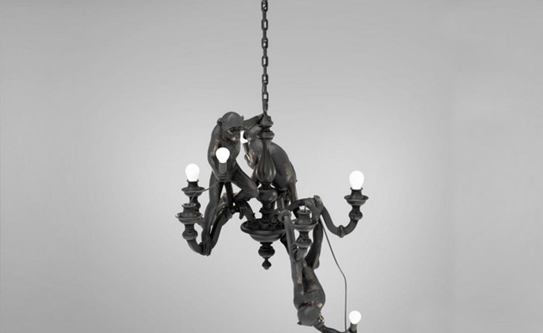 Люстра модель Monkey Chandelier Suspension Lamp от фабрики Seletti