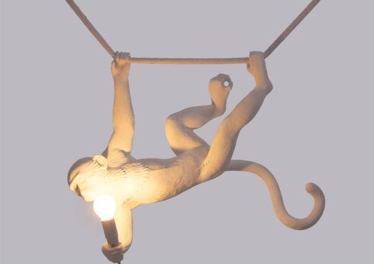 Подвесной светильник модель Monkey Hanging Twice Lampada a Sospensione от фабрики Seletti