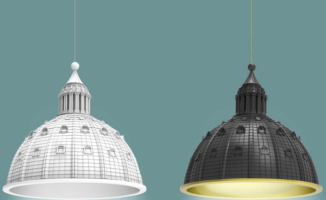 Подвесной светильник модель Cupolone Suspension Lamp от фабрики Seletti