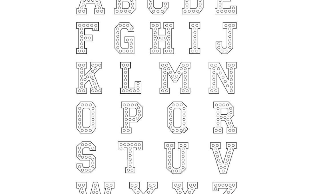 Настольная лампа модель Vegaz Lettere Luminose LED от фабрики Seletti
