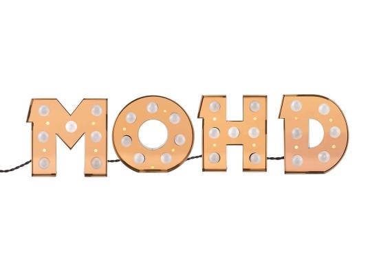 Настольная лампа модель Caractère Alphabet Lights от фабрики Seletti