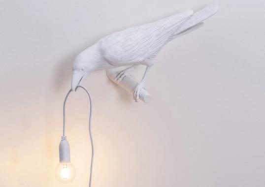 Бра модель Bird Looking Left Wall Lamp Outdoor от фабрики Seletti