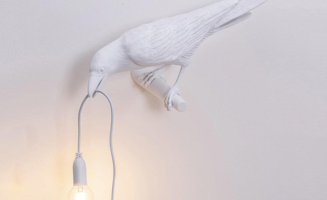 Бра модель Bird Looking Left Wall Lamp Outdoor от фабрики Seletti