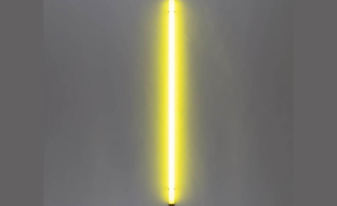Торшер модель Linea Golden End Floor Lamp LED от фабрики Seletti
