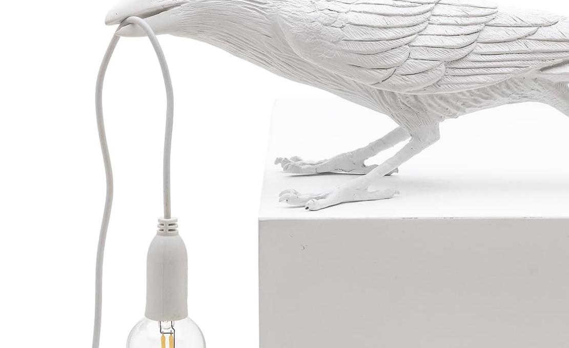 Настольная лампа модель Bird Playing Lampada da Tavolo от фабрики Seletti