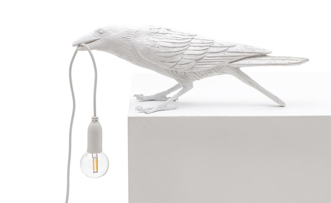 Настольная лампа модель Bird Playing Lampada da Tavolo от фабрики Seletti