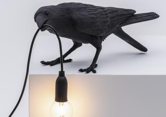 Настольная лампа модель Bird Playing Lampada da Tavolo от фабрики Seletti