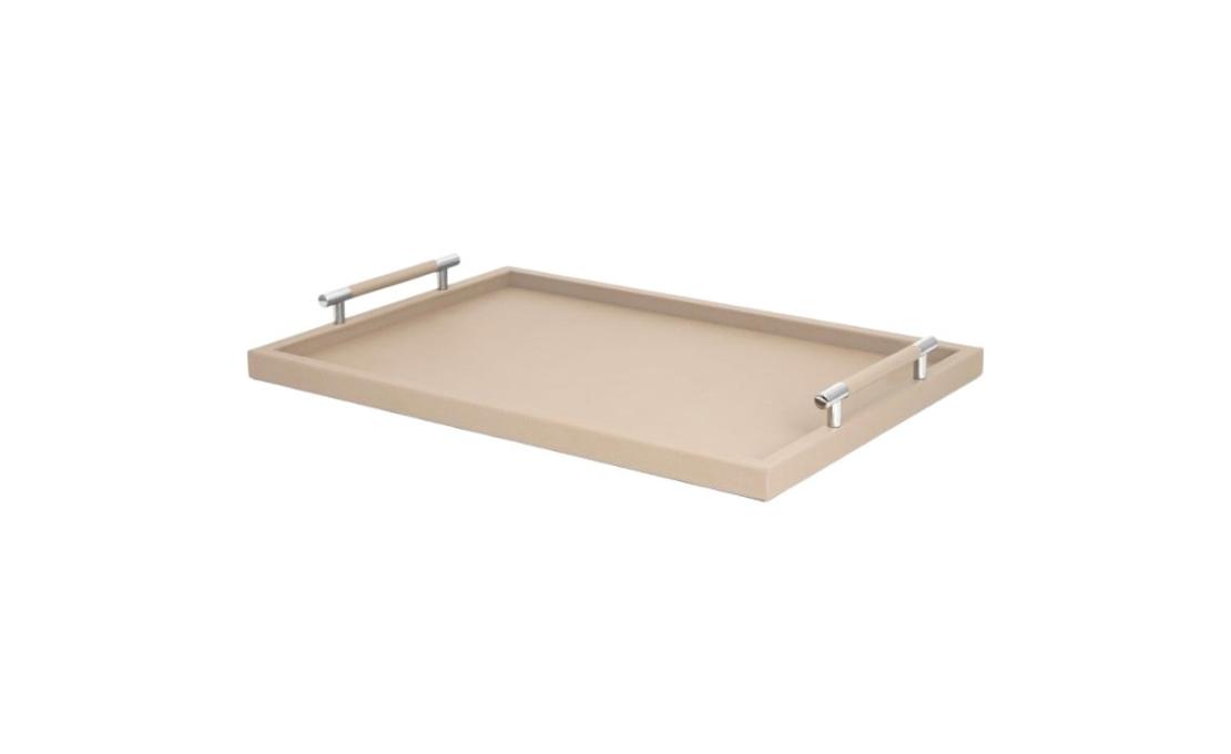 Поднос модель Dedalo Tray with Chromed Handles - Small от фабрики Pinetti