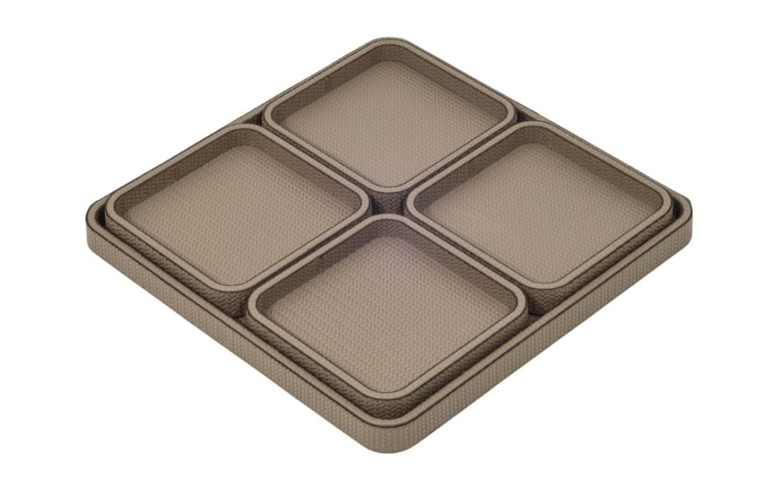 Поднос модель Jane Tray L 45 cm - P 45 cm от фабрики Pinetti