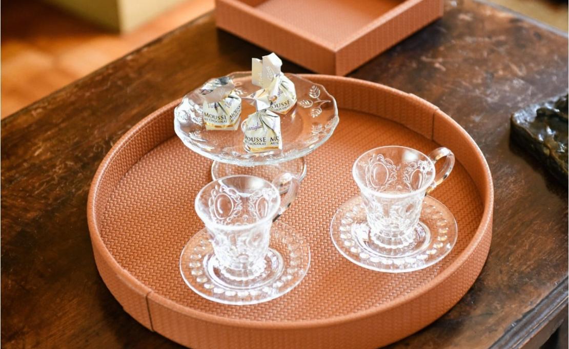 Поднос модель Gea Tray Round Ø 30 cm от фабрики Pinetti
