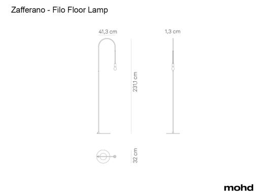 Торшер Filo Floor Lamp от Zafferano image 4