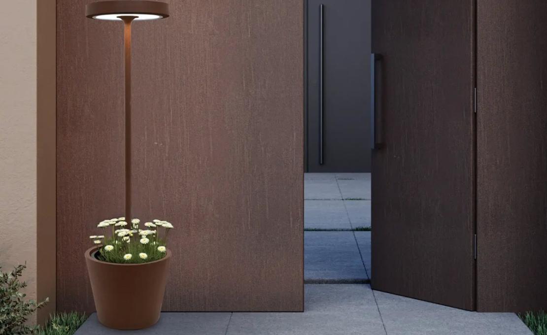 Торшер модель Poldina Reverso Solar Portable Floor Lamp L от фабрики Zafferano