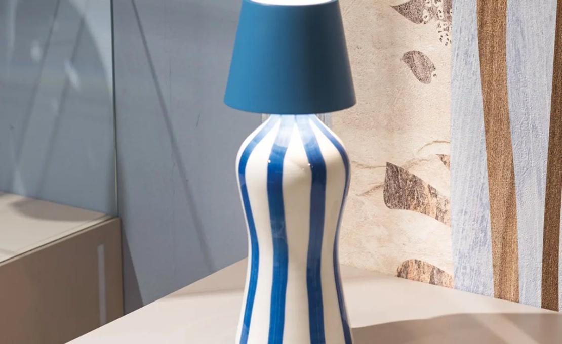 Настольная лампа модель Poldina Stopper Portable Lamp от фабрики Zafferano