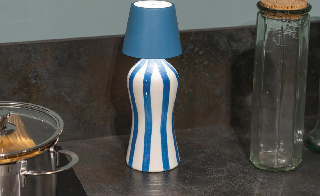 Настольная лампа модель Poldina Stopper Portable Lamp от фабрики Zafferano