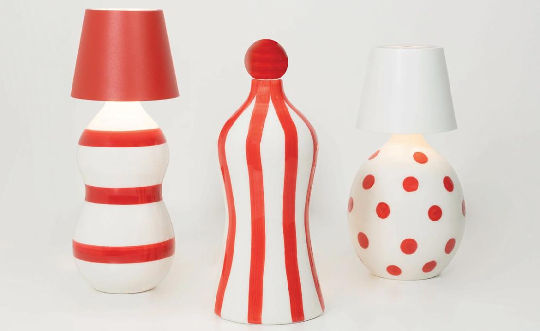 Настольная лампа модель Poldina Stopper Portable Lamp от фабрики Zafferano