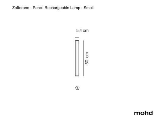 Канцелярская принадлежность Pencil Rechargeable Lamp - Small от Zafferano image 1