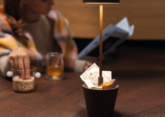 Настольная лампа модель Poldina Reverso Table Lamp от фабрики Zafferano