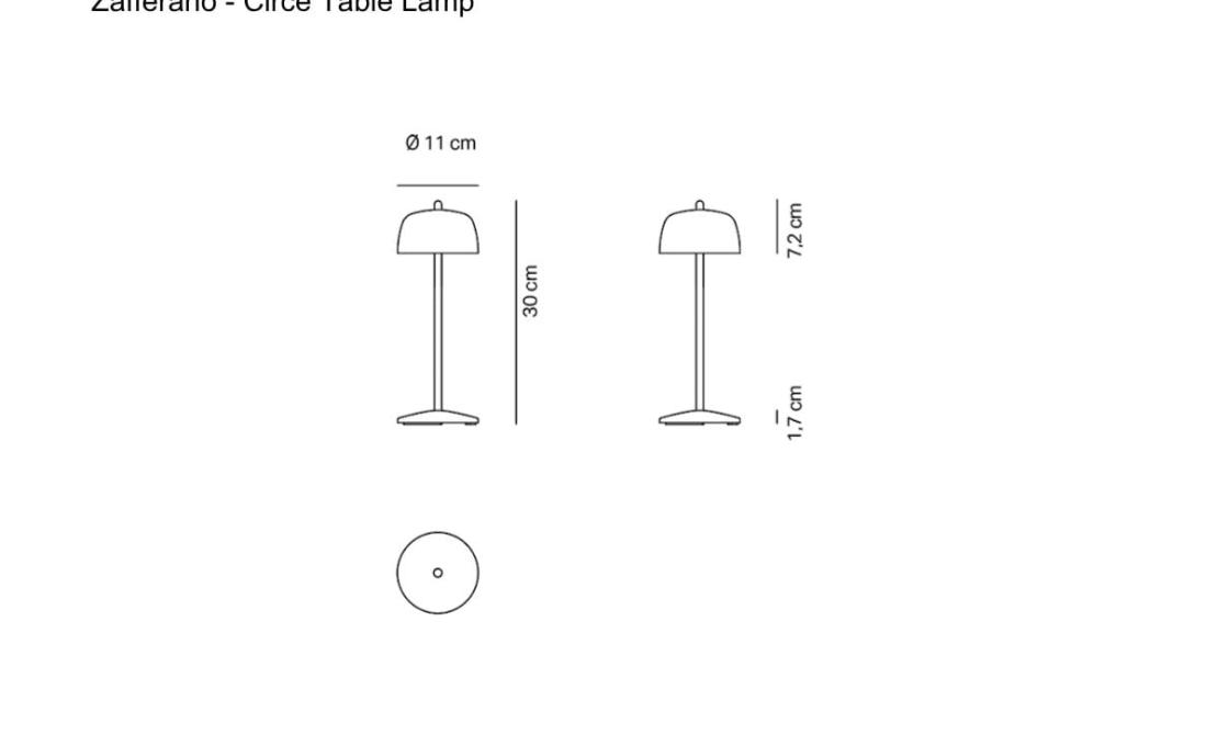 Настольная лампа модель Circe Table Lamp от фабрики Zafferano