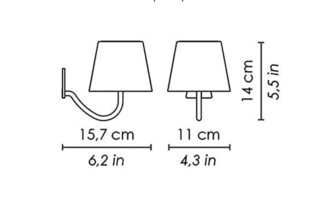 Бра модель Poldina Wall Lamp от фабрики Zafferano