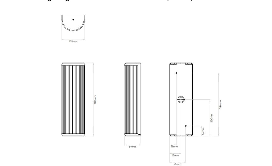 Бра модель Versailles 400 Phase Dimmable Wall Lamp от фабрики Astro Lighting