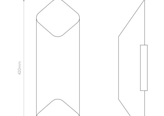 Бра Ako 420 Wall Lamp - Phase от Astro Lighting image 6