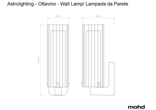 Бра модель Ottavino Wall Lamp от фабрики Astro Lighting