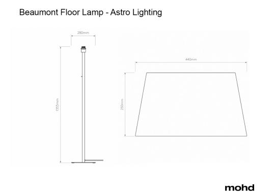 Торшер модель Beaumont Floor Lamp от фабрики Astro Lighting