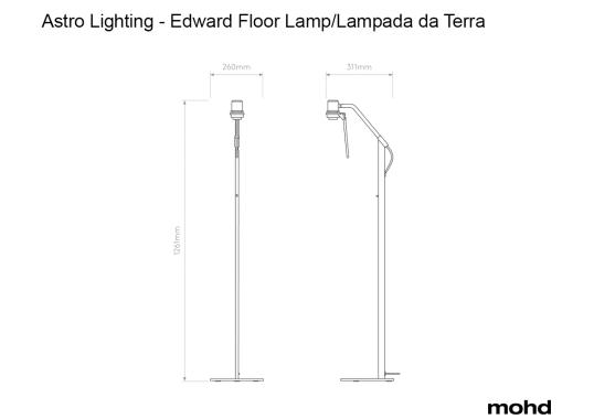 Торшер модель Edward Floor Lamp от фабрики Astro Lighting