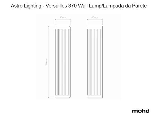 Бра модель Versailles 370 Wall lamp от фабрики Astro Lighting