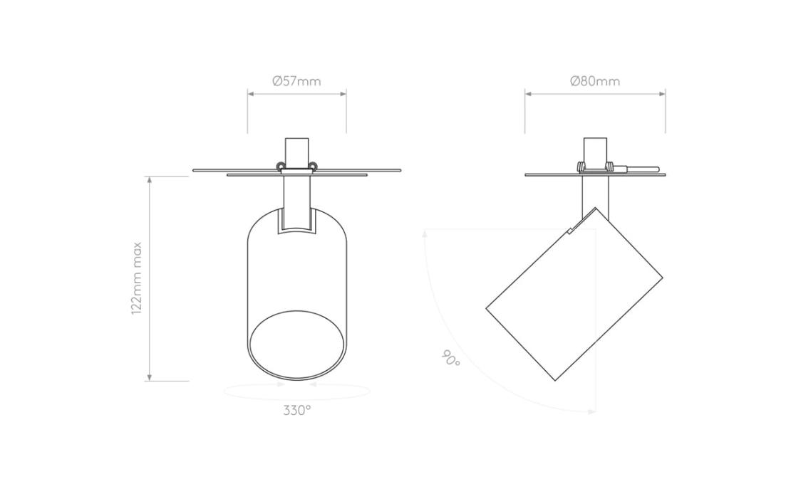 Потолочный светильник модель Ascoli Recessed - Spotlight от фабрики Astro Lighting