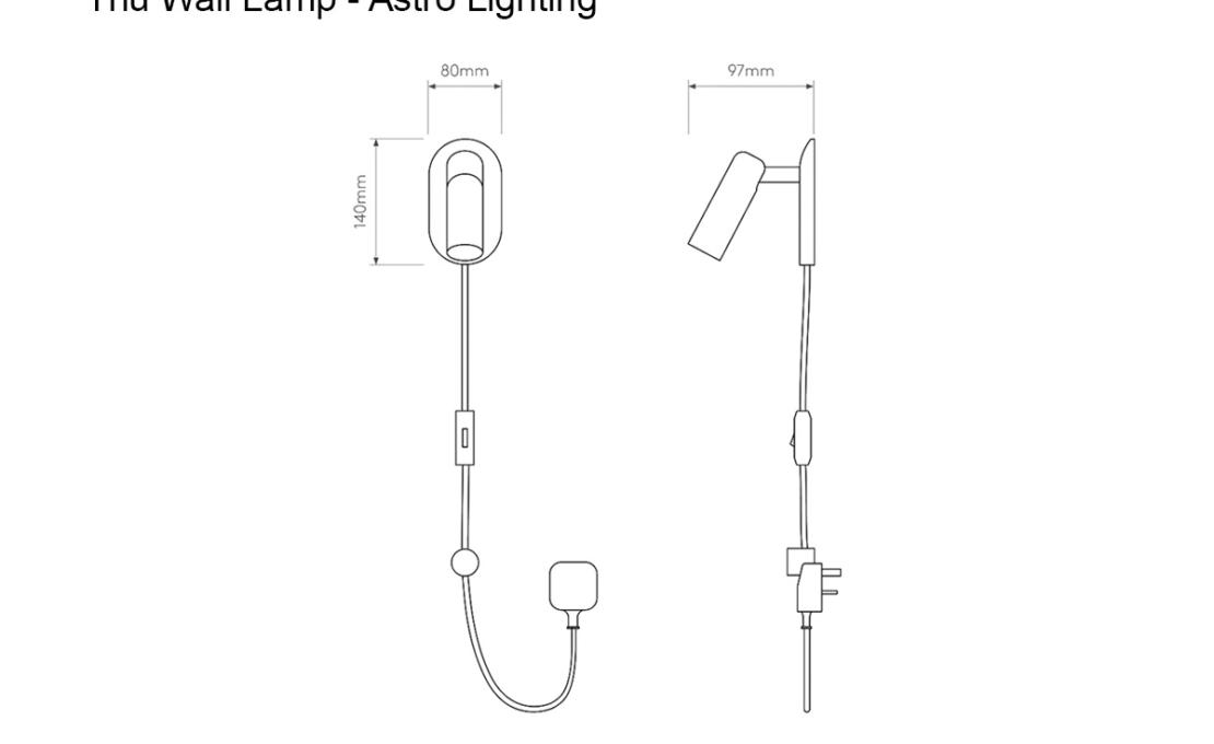 Бра модель Gio Spotlight от фабрики Astro Lighting