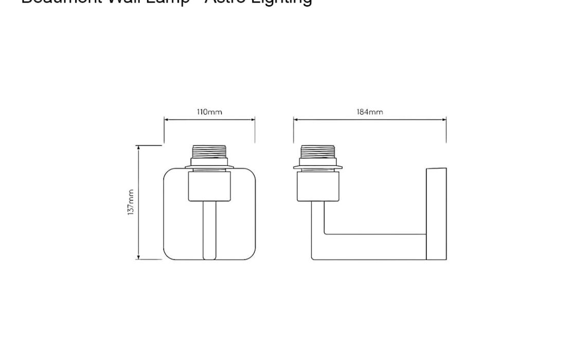 Бра модель Beaumont Wall French 220 Shade от фабрики Astro Lighting