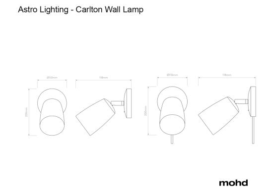 Бра Carlton Wall Lamp от Astro Lighting image 1