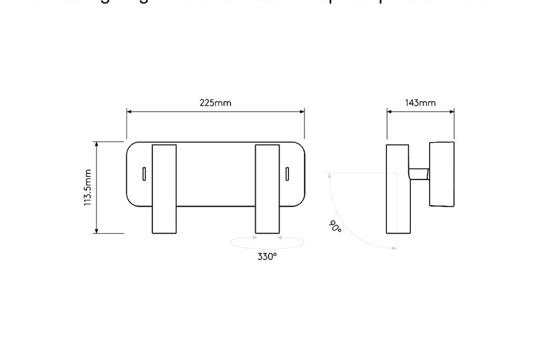Бра модель Enna Twin Wall Lamp от фабрики Astro Lighting