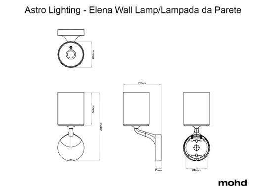 Бра модель Elena Wall Lamp от фабрики Astro Lighting