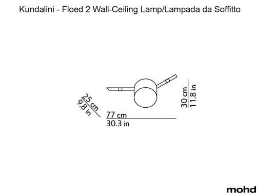 Потолочный светильник Floed 2 Wall/Ceiling Lamp от KDLN image 4
