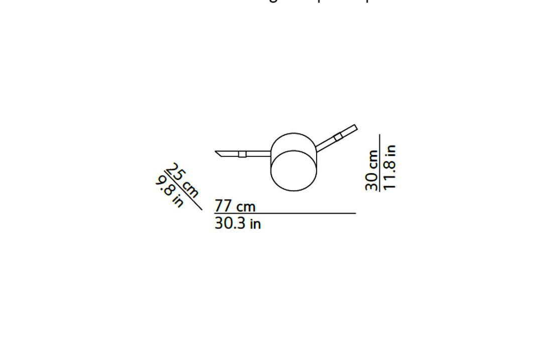 Потолочный светильник модель Floed 2 Wall/Ceiling Lamp от фабрики KDLN
