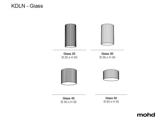 Потолочный светильник модель Giass Ceiling Lamp от фабрики KDLN
