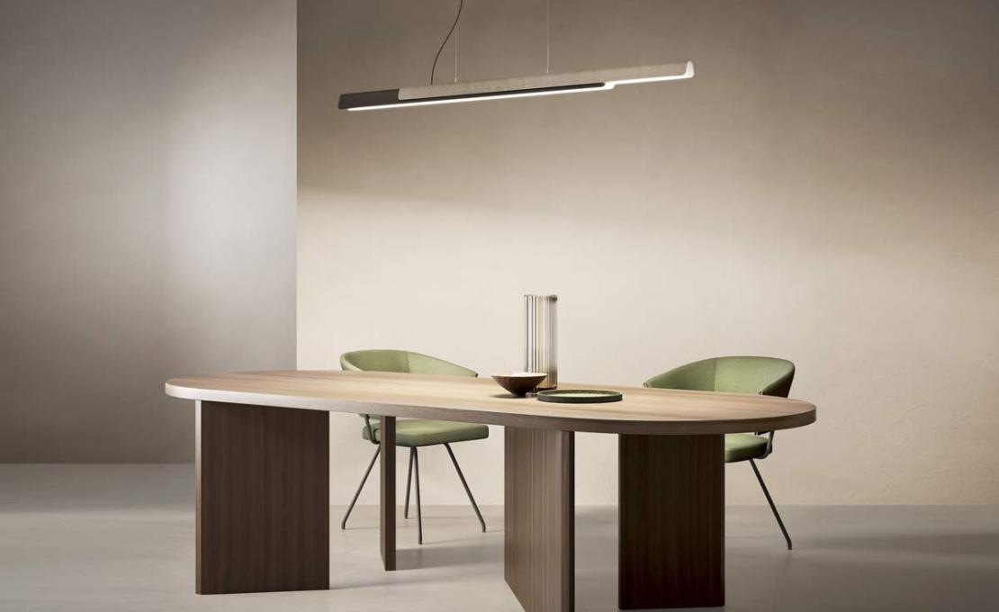 Подвесной светильник модель Dala Linear Suspension Lamp от фабрики KDLN