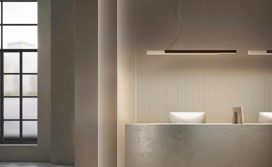 Подвесной светильник модель Dala Linear Suspension Lamp от фабрики KDLN