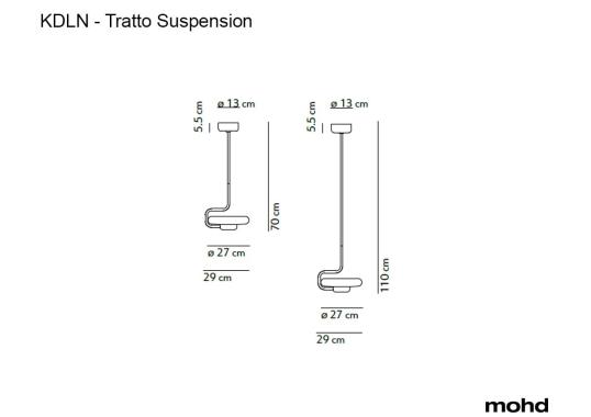 Подвесной светильник Tratto Suspension Lamp - Large от KDLN image 6