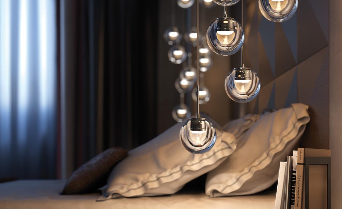 Подвесной светильник модель Dew Suspension Lamp от фабрики KDLN