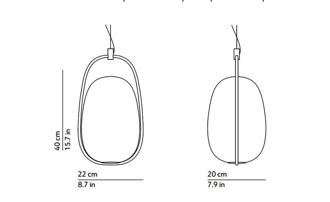 Подвесной светильник модель Lannà Suspension Lamp от фабрики KDLN