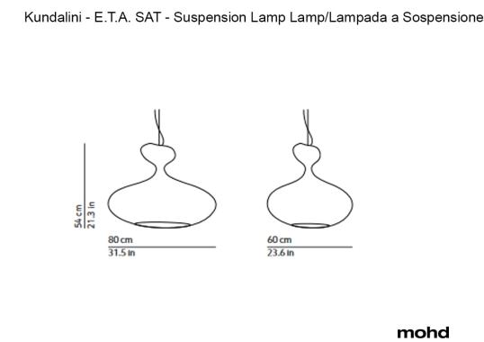 Подвесной светильник E.T.A. SAT - Suspension Lamp от KDLN image 5
