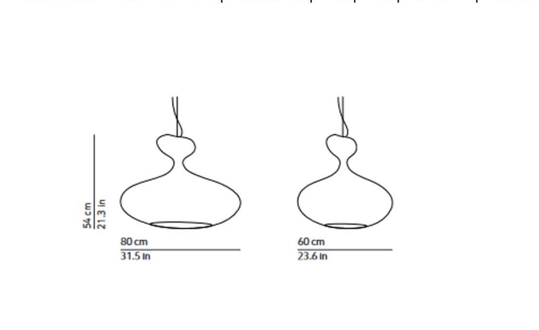Подвесной светильник модель E.T.A. SAT - Suspension Lamp от фабрики KDLN