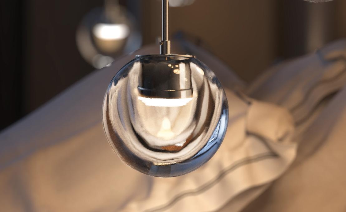 Подвесной светильник модель Dew Suspension Lamp от фабрики KDLN