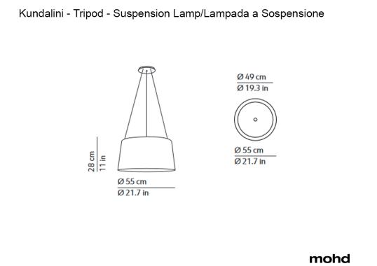 Подвесной светильник Tripod - Suspension Lamp от KDLN image 6